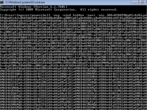 Figure 4: Rubber Ducky Writing Shell Code for a TCP Reverse Shell