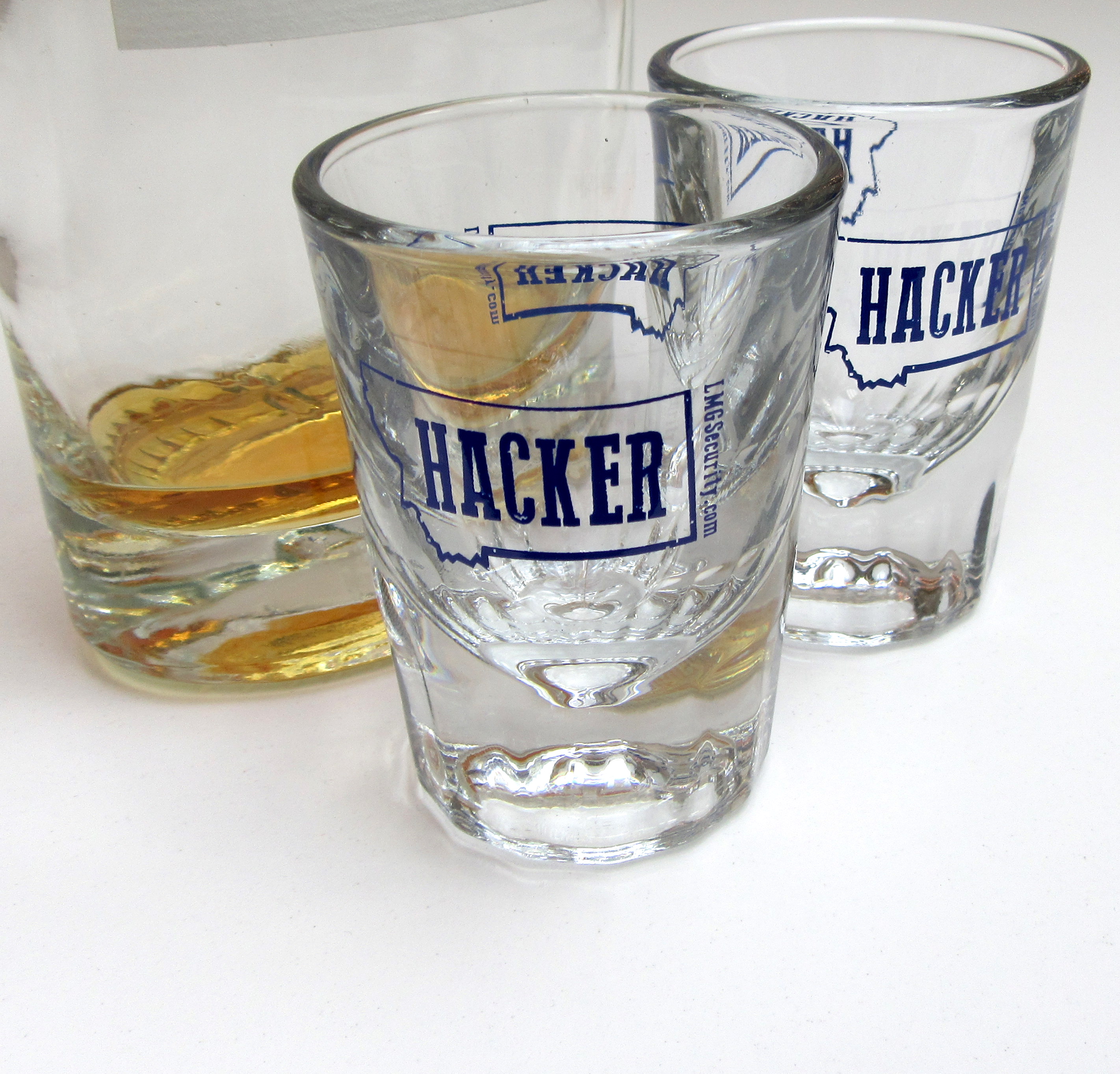 HACKER Shot Glass