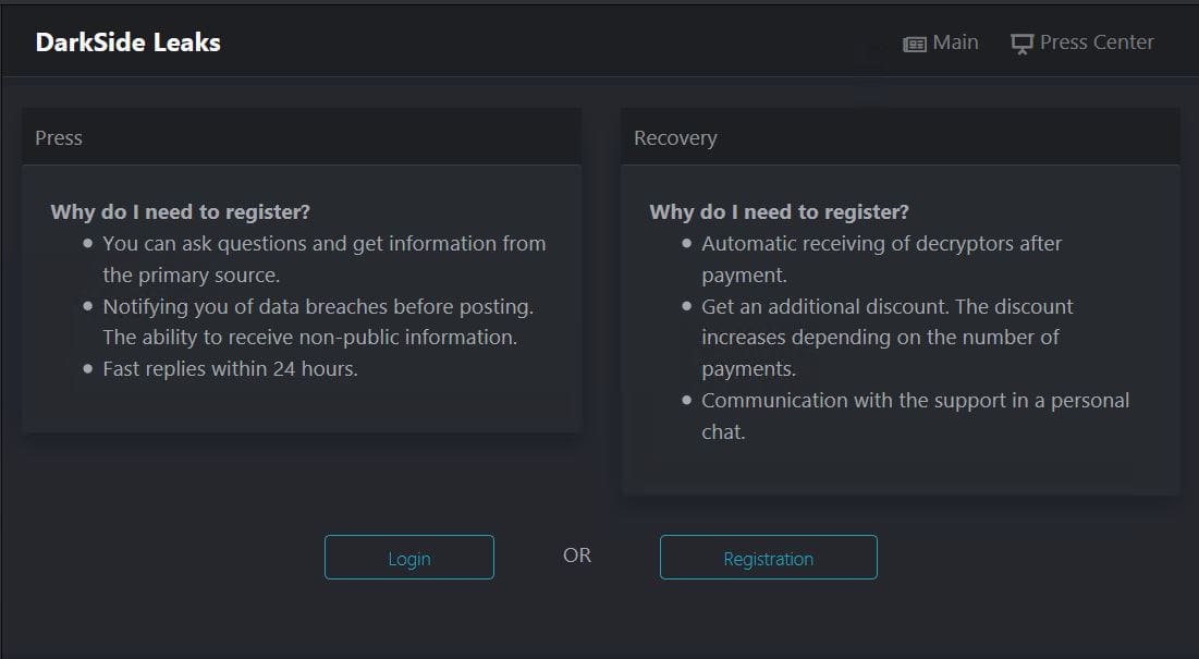 supply chain ransomware screen