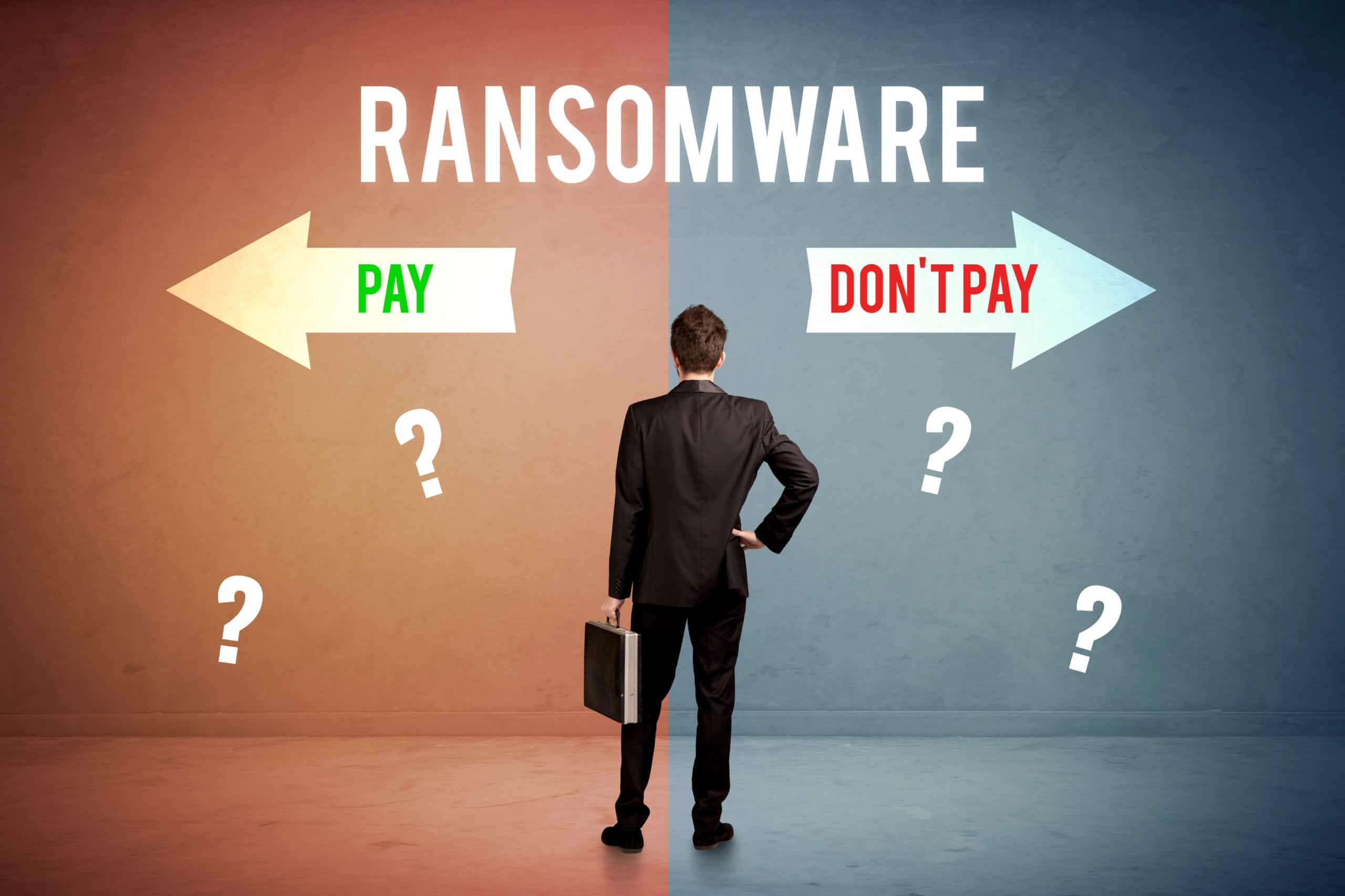 to pay or not to pay ransomware image
