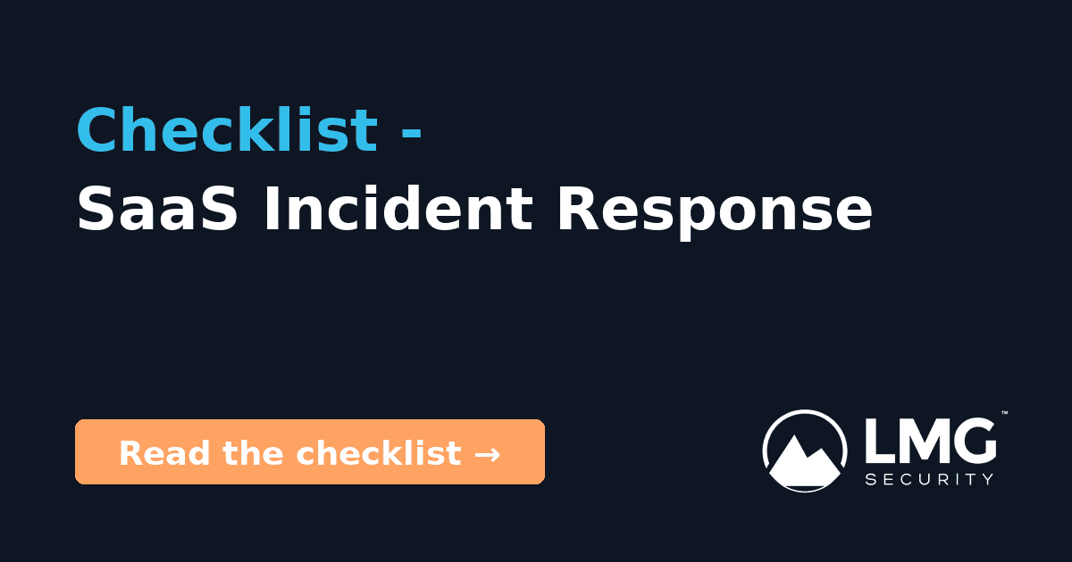 lmg checklist saas incident response thumbnail