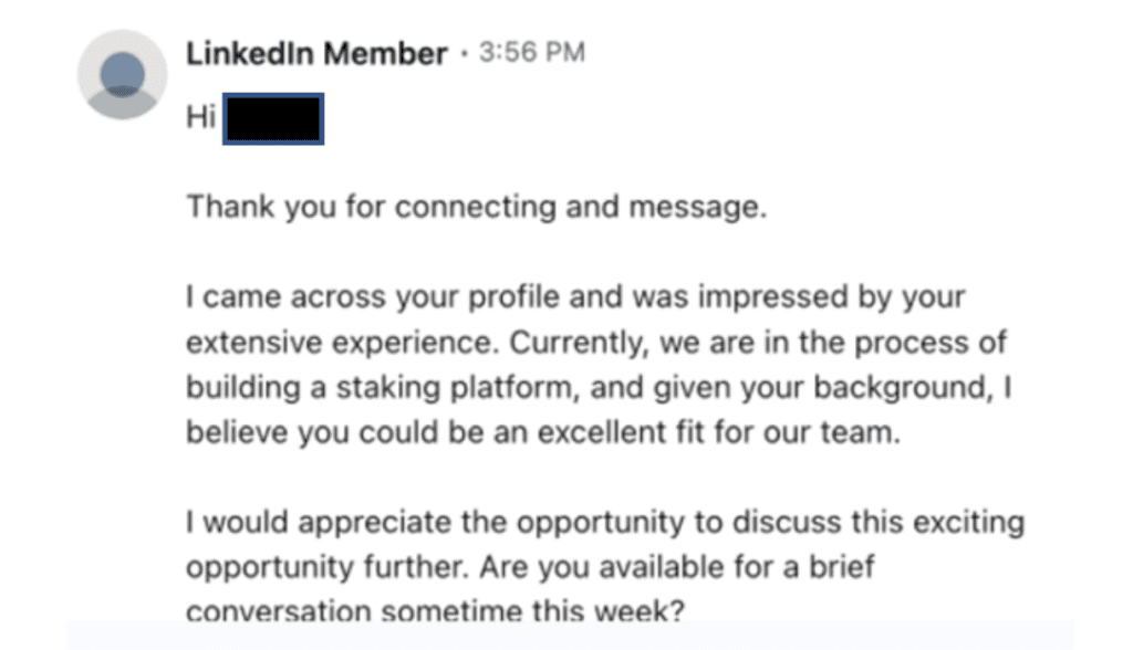 fake linkedin